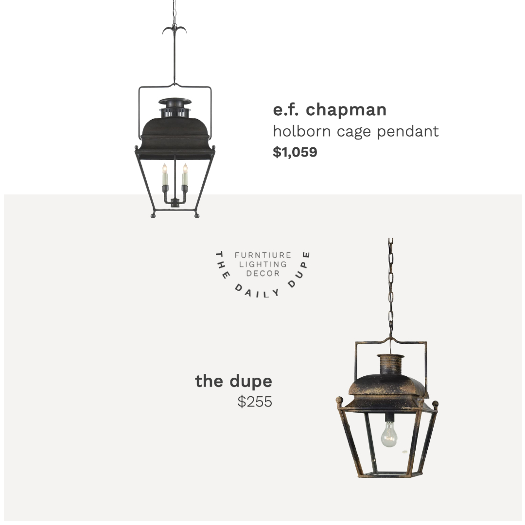 E.F. Chapman Holborn Cage Pendant Dupe - The Daily Dupe